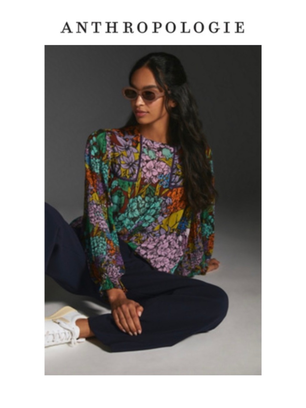 Anthropologie Bl^nk London Miranda Peasant Blouse